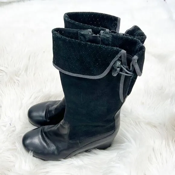 Merrell Wedgetarian Lyla Boots Black