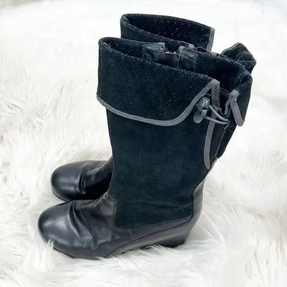 Merrell Wedgetarian Lyla Boots Black