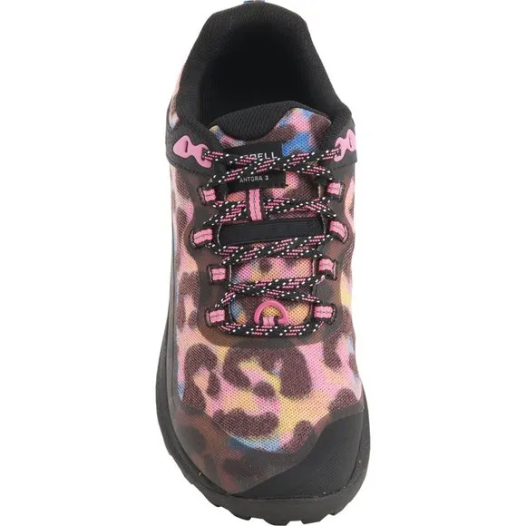 Merrell Womens  Antora 3 Sepia Leopard Trail Running Shoes Sneakers 593S0T