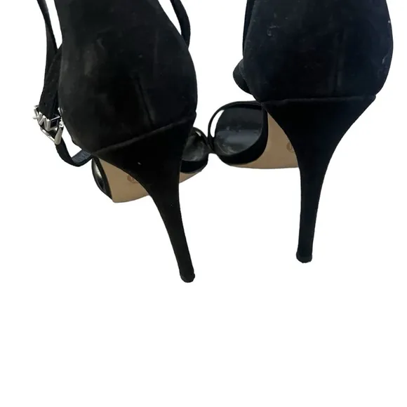 MICHAEL KORS Antonia Suede Sandal Black Size 11