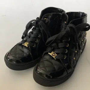 Michael Kors black boots with bling