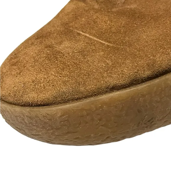 Michael Kors Crosby Suede Sherpa Lined Knee High Wedge Boots  Womens Size 7.5