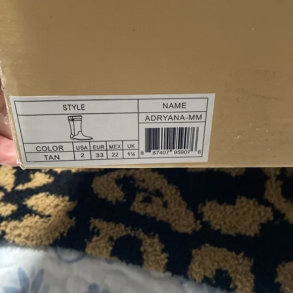 Michael Kors Tan Knee-High Boots new