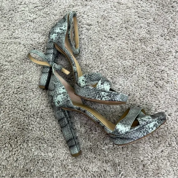 Micheal Kors strap heel. Size 71/2 color - Celadon