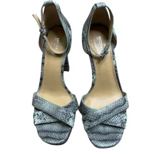 Micheal Kors strap heel. Size 71/2 color - Celadon