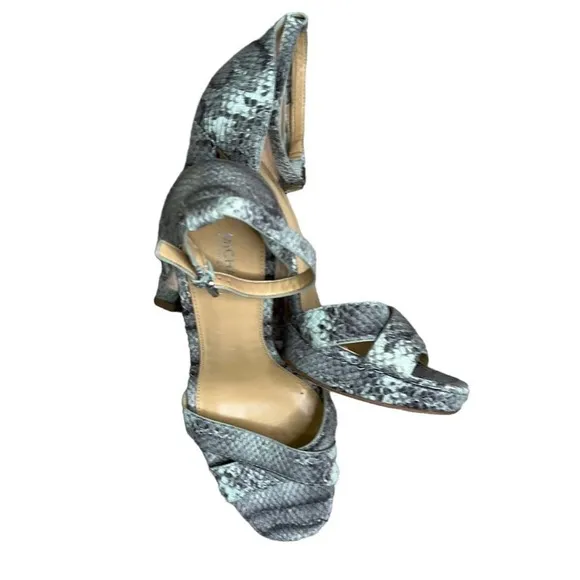 Micheal Kors strap heel. Size 71/2 color - Celadon
