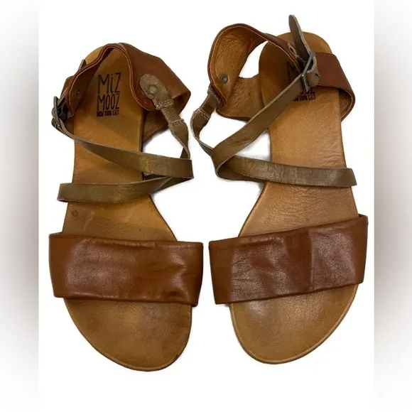 Miz Mooz New York City Amanda Leather Sandal Size 9