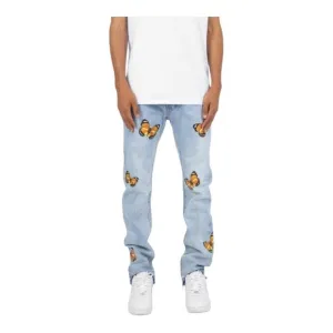 Mnml D223 Butterfly Straight Denim – Blue (F1)