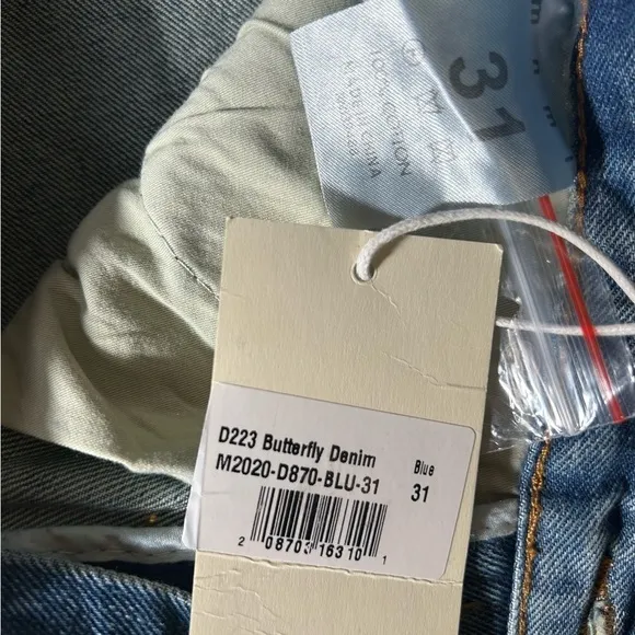 Mnml D223 Butterfly Straight Denim – Blue (F1)