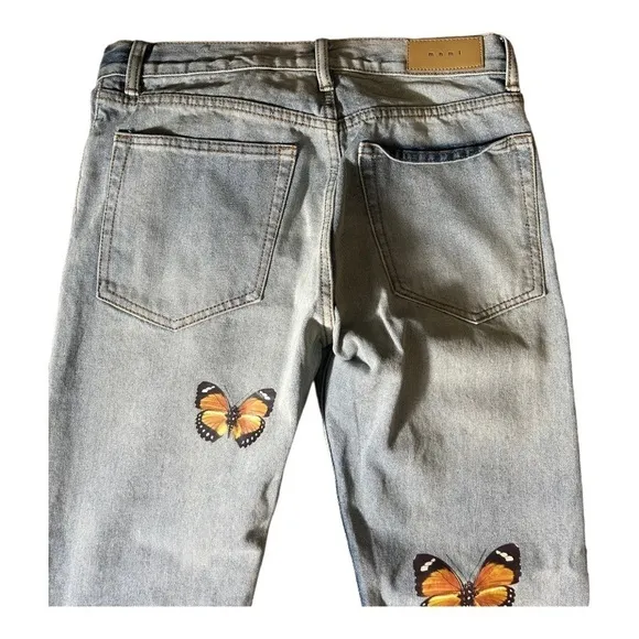 Mnml D223 Butterfly Straight Denim – Blue (F1)