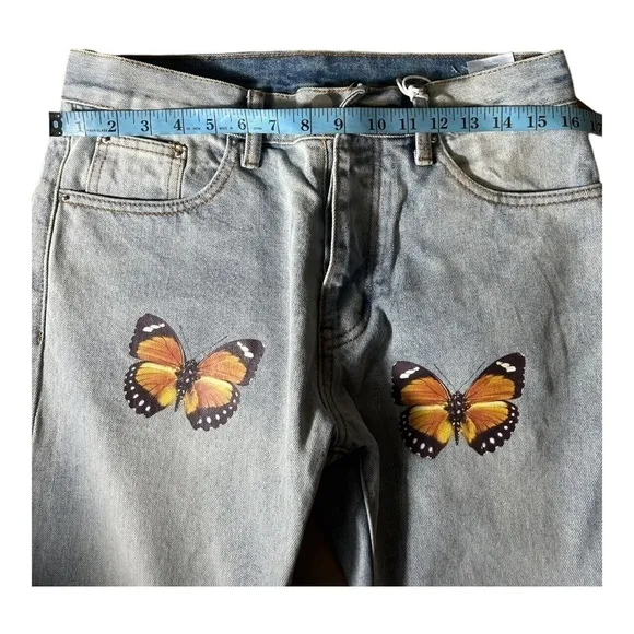 Mnml D223 Butterfly Straight Denim – Blue (F1)