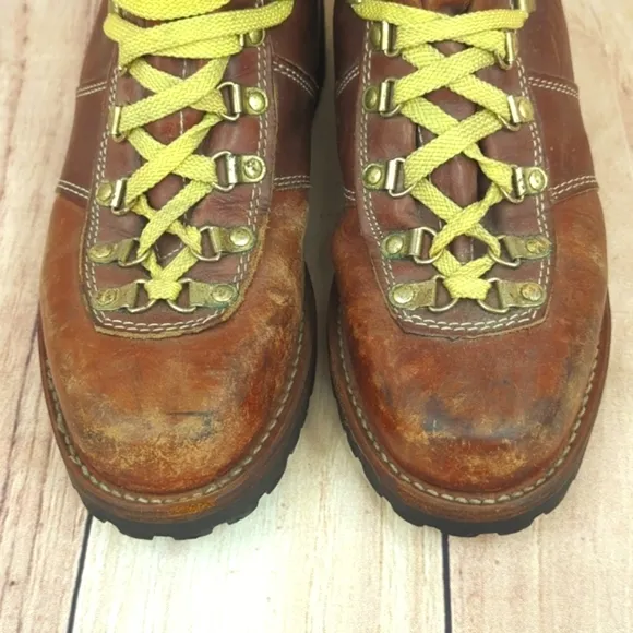 MONTBLANC Vintage Leather Mountaineering Boots Thinsulate Sz 9.5D