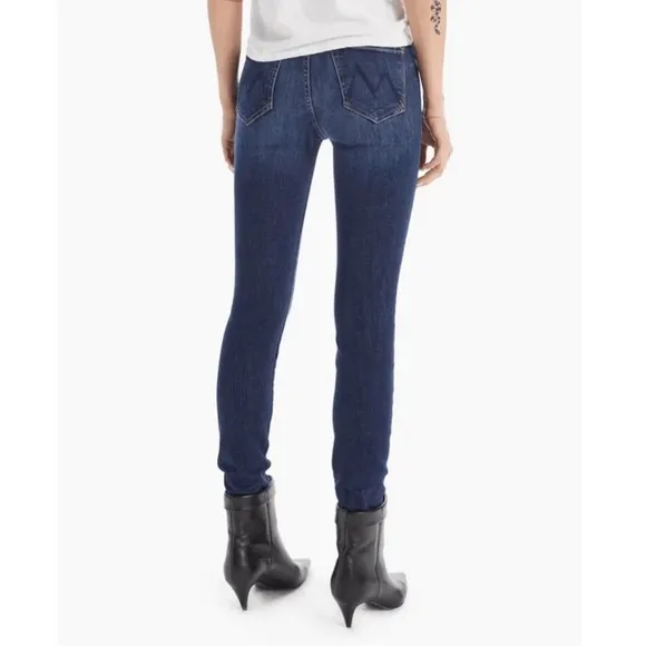 MOTHER Denim High Waisted Looker Jeans in Teaming Up NEW