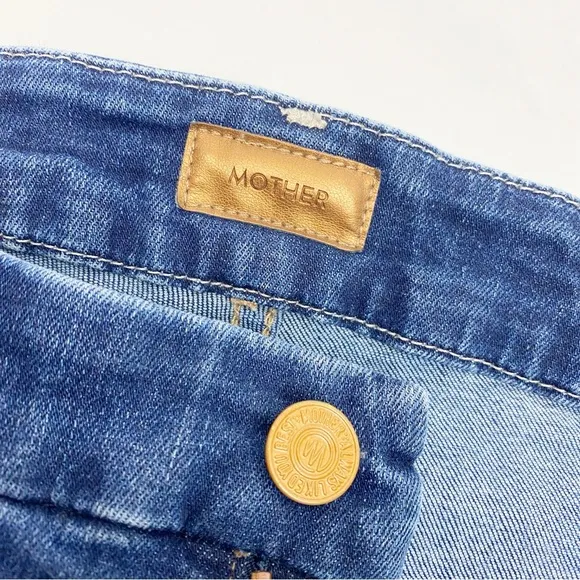 Mother Denim X Tuckernuck High Waisted Looker Skinny Jeans Teaming Up Wash