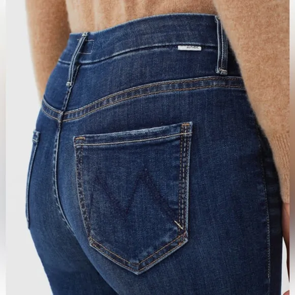Mother Denim X Tuckernuck High Waisted Looker Skinny Jeans Teaming Up Wash