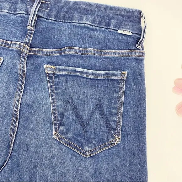 Mother Denim X Tuckernuck High Waisted Looker Skinny Jeans Teaming Up Wash
