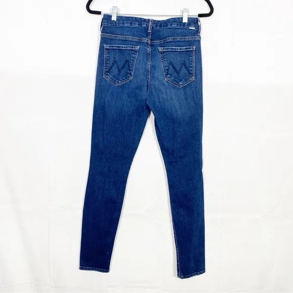 Mother Denim X Tuckernuck High Waisted Looker Skinny Jeans Teaming Up Wash