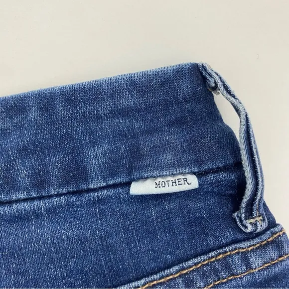 Mother Denim X Tuckernuck High Waisted Looker Skinny Jeans Teaming Up Wash