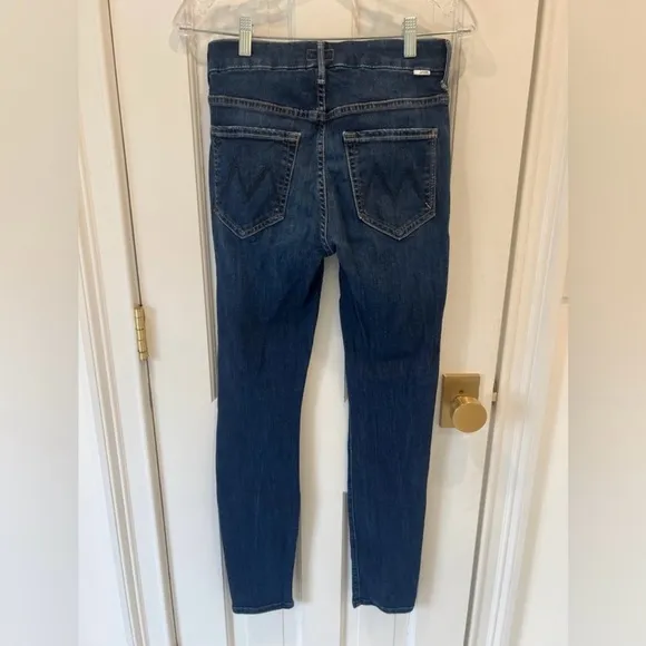 Mother High Waisted Looker Women’s Skinny Jeans in Teaming Up Size 26