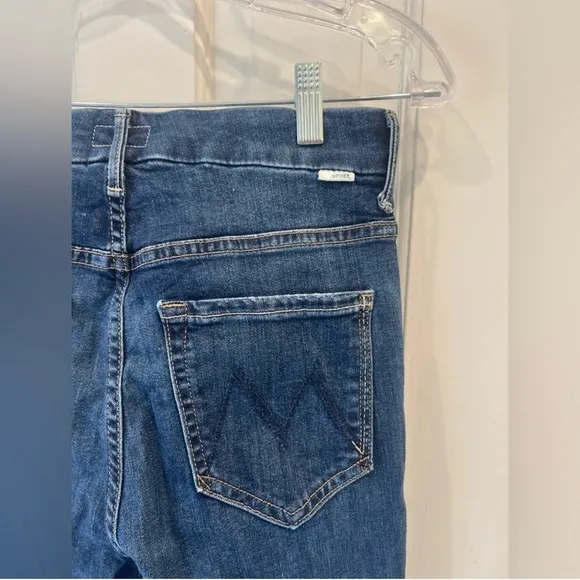 Mother High Waisted Looker Women’s Skinny Jeans in Teaming Up Size 26
