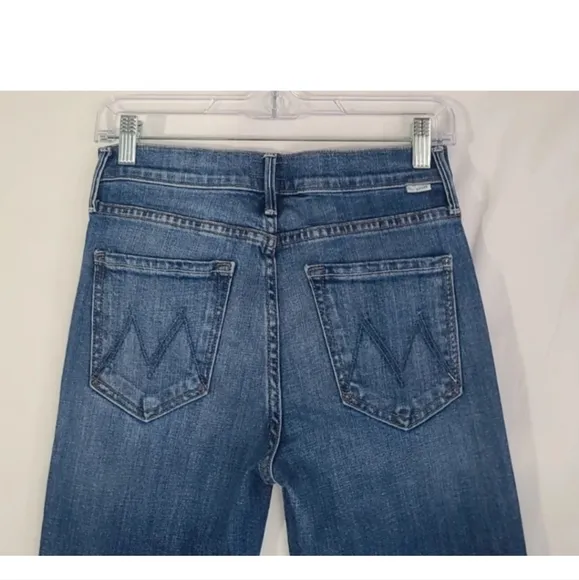Mother High Waisted Pony Boy Ankle Jeans in Loafers And Lassos 26