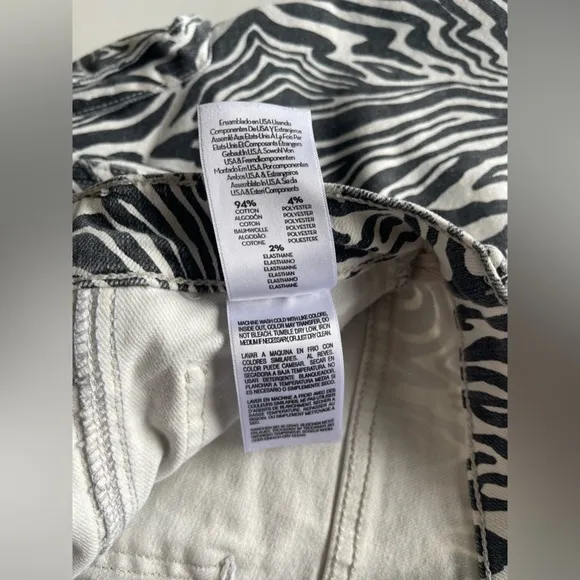 MOTHER The Curbside Cargo Flood Jeans Size 23