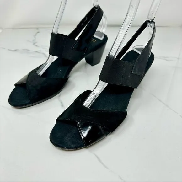Munro Suede Heeled Sandals- Size 9.5