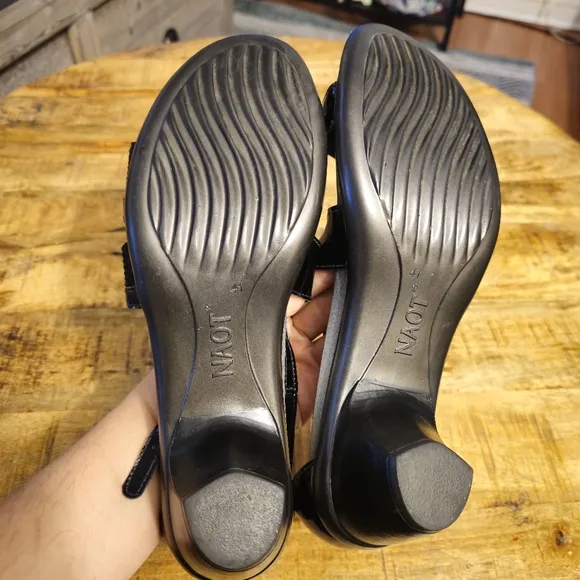 NAOT Elegant Black Women's Sandals SIZE 41