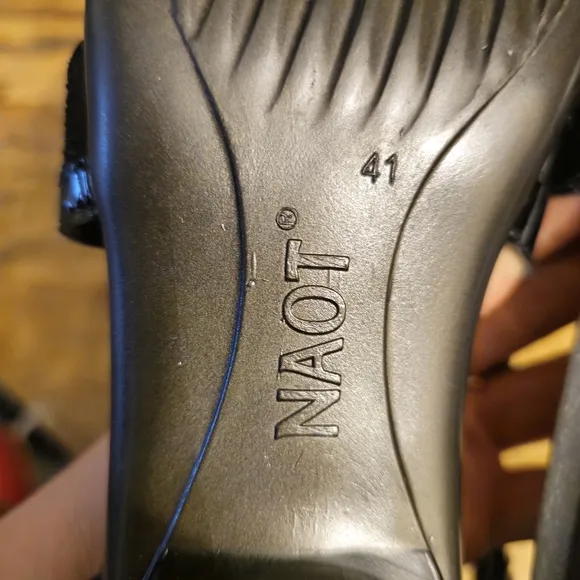 NAOT Elegant Black Women's Sandals SIZE 41