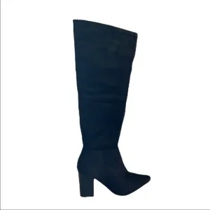 Nasty Gal Faux Suede Knee High Boots Size 7.5