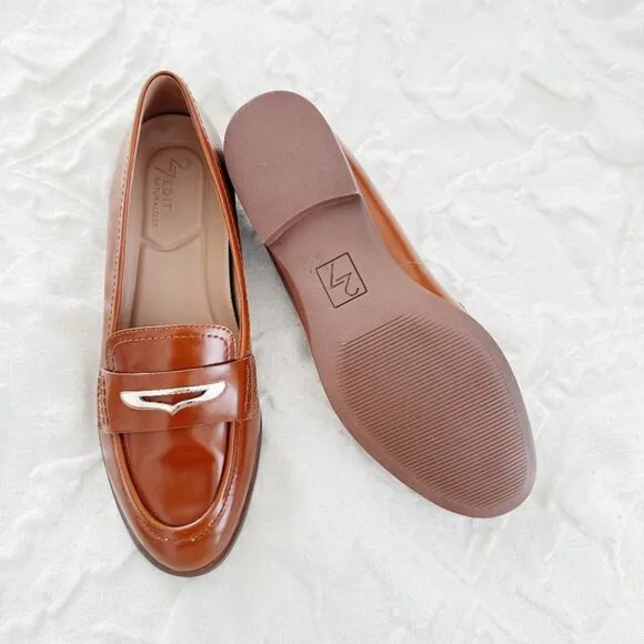 Naturalizer 27 EDIT Georgiana Leather Slip-On Penny Loafers New