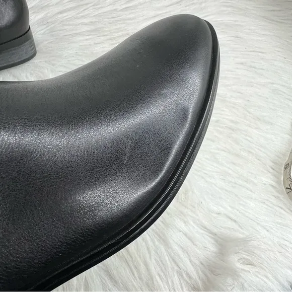 Naturalizer Reid High Shaft Boots Black Leather Size 6M