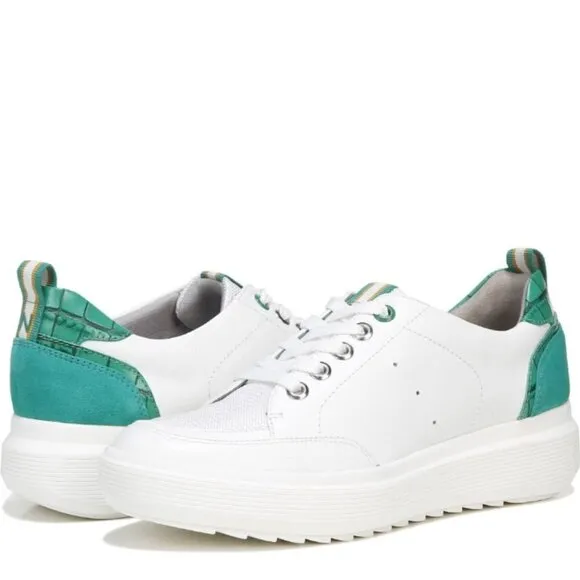 Naturalizer Women's Tilda Sneaker Green/White