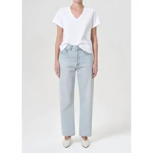 NEW AGOLDE 90's mid rise straight leg jean in revive