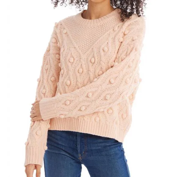 NEW ALLISON NEW YORK esme sweater in blush