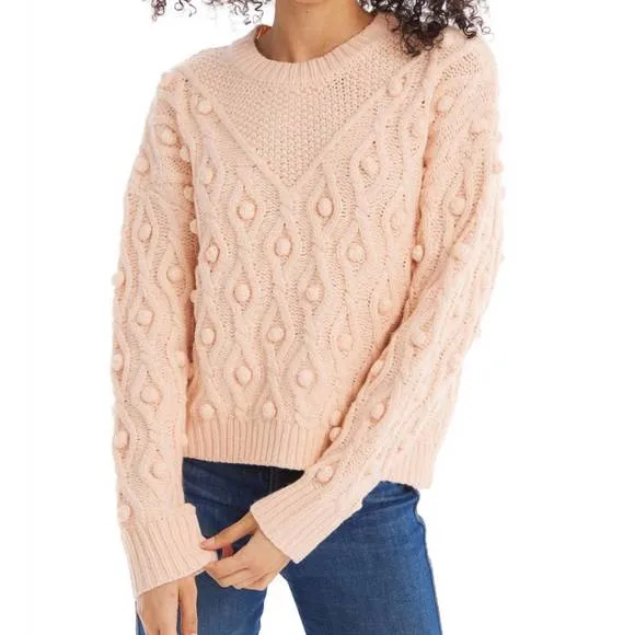 NEW ALLISON NEW YORK esme sweater in blush