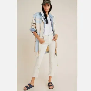New Anthropologie Catelyn Colorblocked Utility Anorak Jacket size XS MSRP: $178