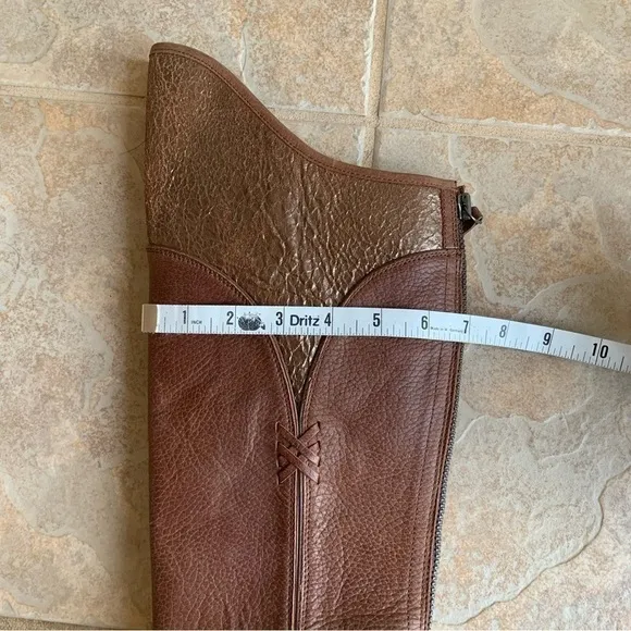 NEW Ariat &quot;Caldera&quot; Brown Knee High Leather Boots Sand Dollar SAMPLE‌‌‌‌‌‌‌‌