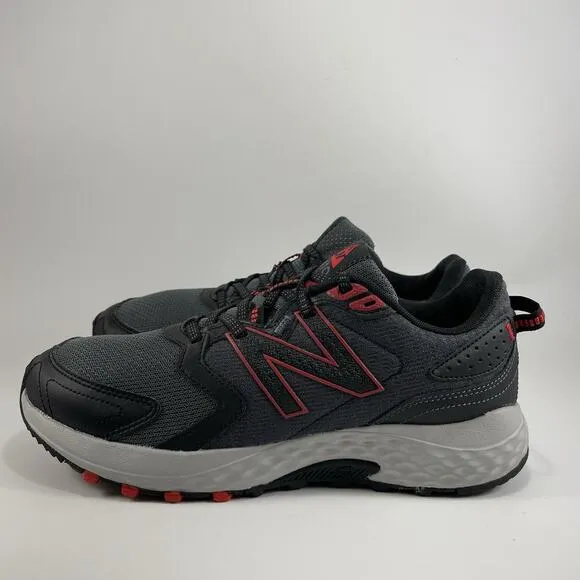 New Balance 410 V7 Trail Running Shoe Mens Size 9 D Gray Red Athletic Sneakers