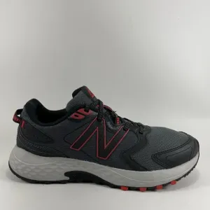New Balance 410 V7 Trail Running Shoe Mens Size 9 D Gray Red Athletic Sneakers