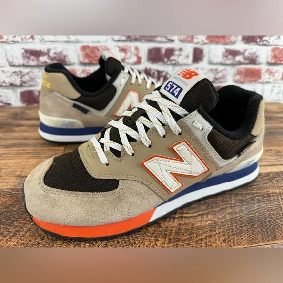 New Balance 574V2 Sneakers Mindful Grey, Cordura Fabric, Men's US Size 10D