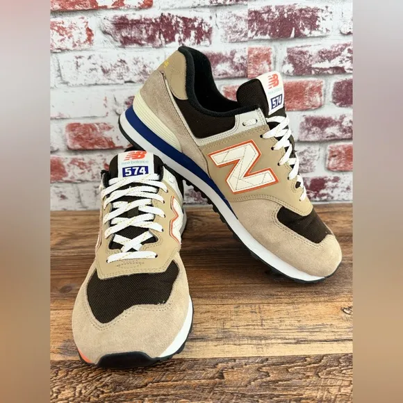 New Balance 574V2 Sneakers Mindful Grey, Cordura Fabric, Men's US Size 10D