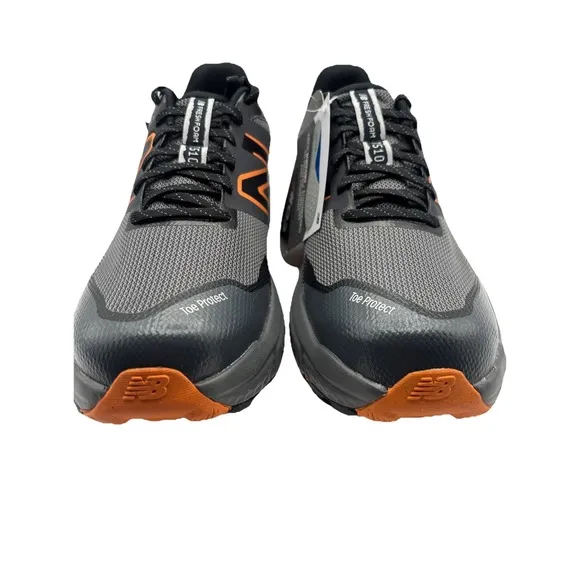 New Balance Fresh Foam T510 Trail Running Shoe Men 10.5 Black Grey MT510OS6