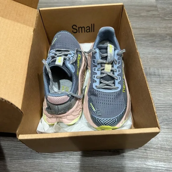 New Balance Fresh Foam X More Trail v3 Arctic Grey Orb Pink Athletic Sneakers