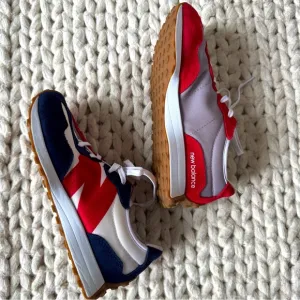 New Balance Men’s 327 Navy Red, size M 4.5/ W 6.5