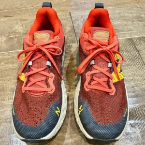 New Balance Men’s Fresh Foam Hierro V6 Trail Sneakers Red Size 12.5 EUC