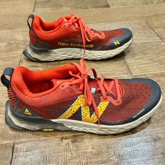 New Balance Men’s Fresh Foam Hierro V6 Trail Sneakers Red Size 12.5 EUC