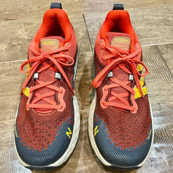 New Balance Men’s Fresh Foam Hierro V6 Trail Sneakers Red Size 12.5 EUC