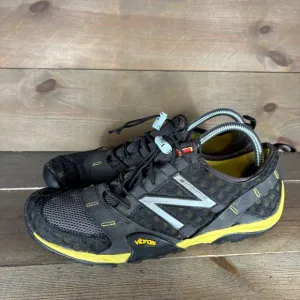 new balance minimus mens size 9 shoes black yellow trail running sneakers