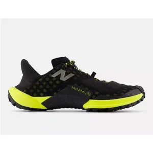 New Balance Minimus Trail Sneakers Black with firefly and ginger lemon Size 10.5